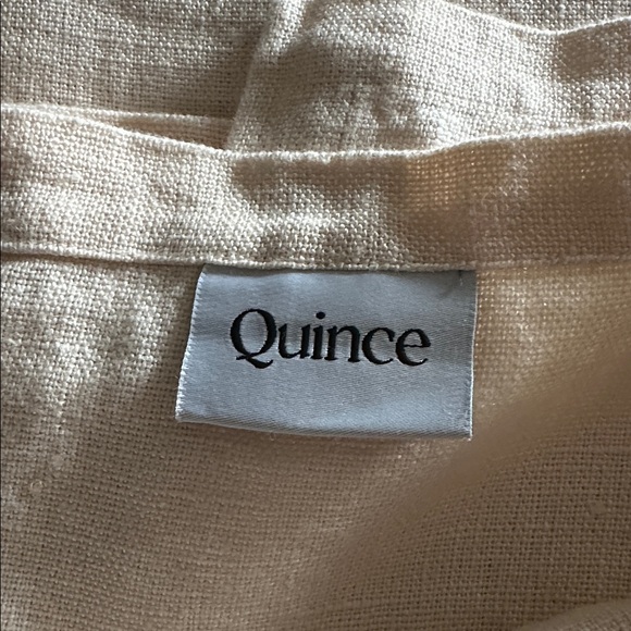 Quince Vintage Wash European Linen Bed Cover - Picture 6 of 7